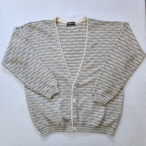 Vintage Classic Megalos sz 3x Men's Dad Grandpa Button Up Cardigan Sweater USA